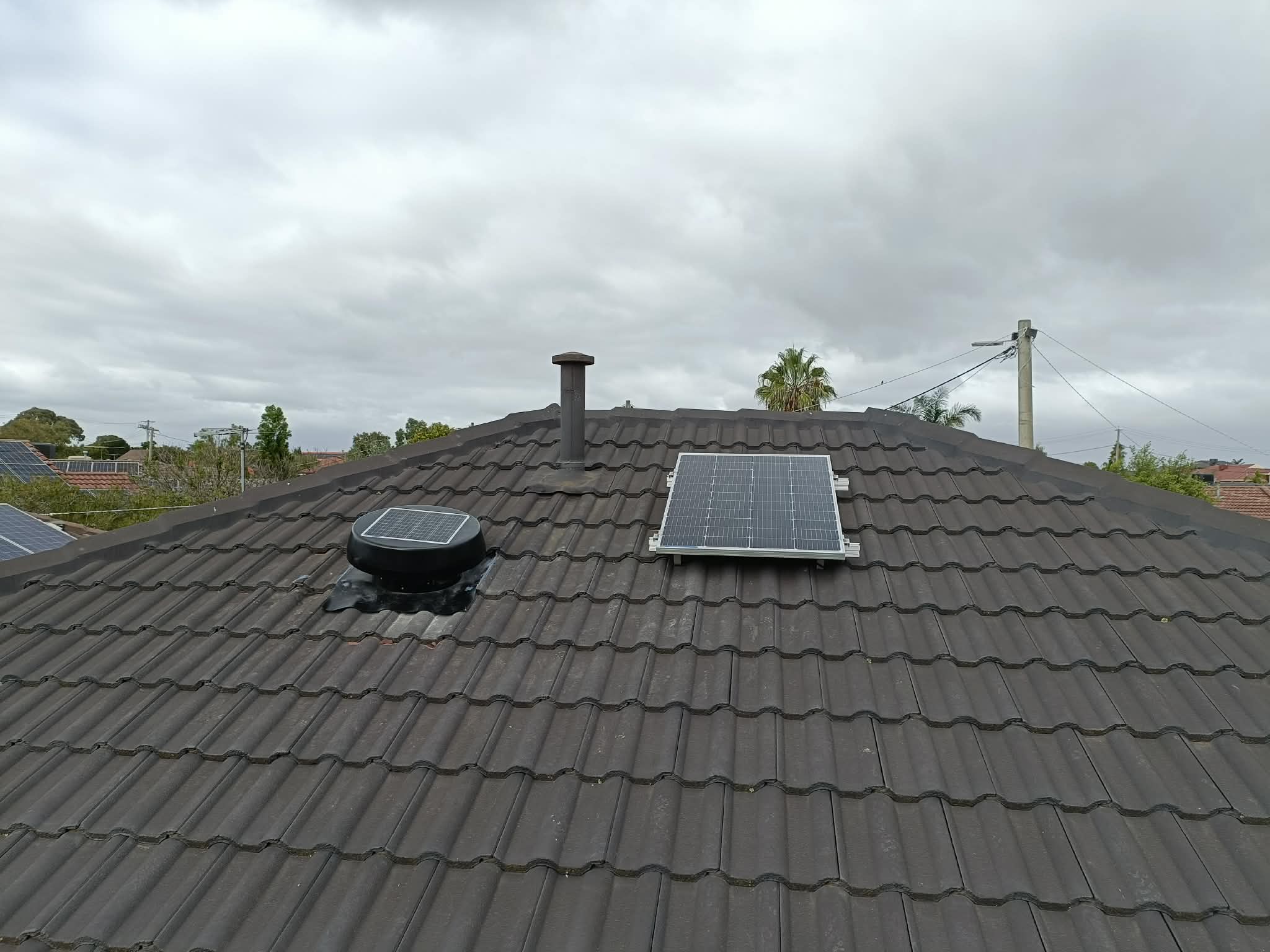 Illume solar panel installed on roof by NextGen Illumination